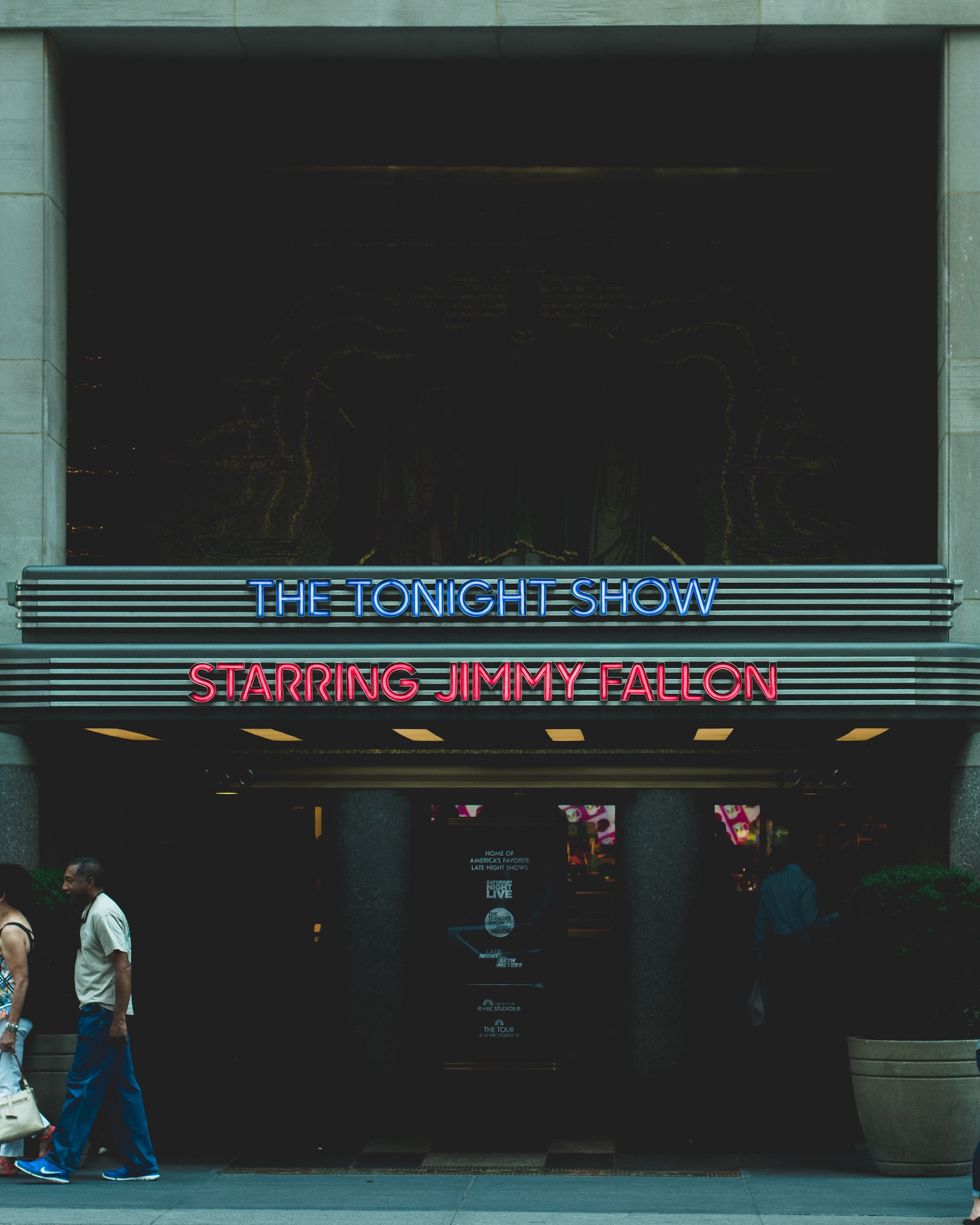 Jimmy fallon show in a theater