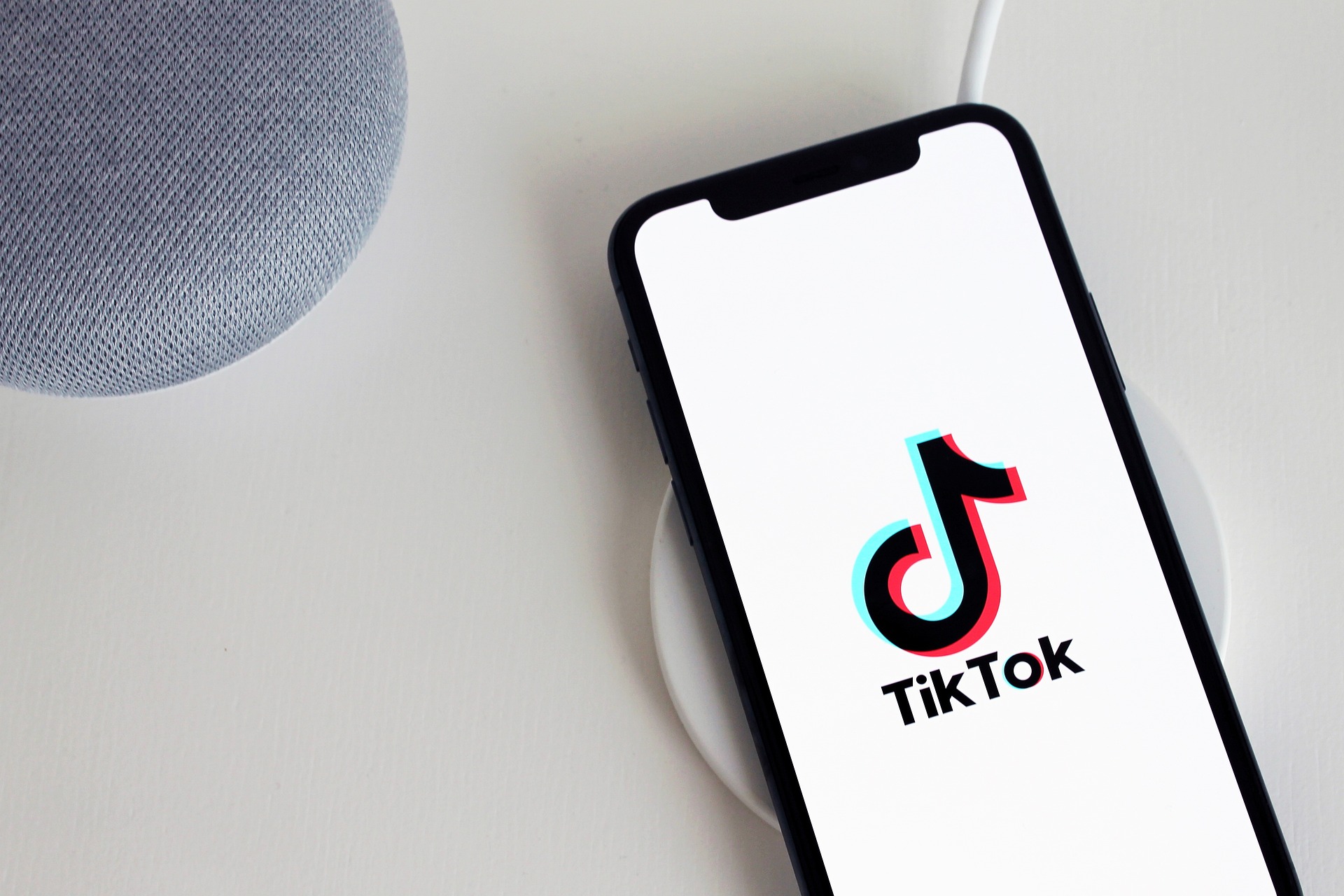 Tik tok app in a phone